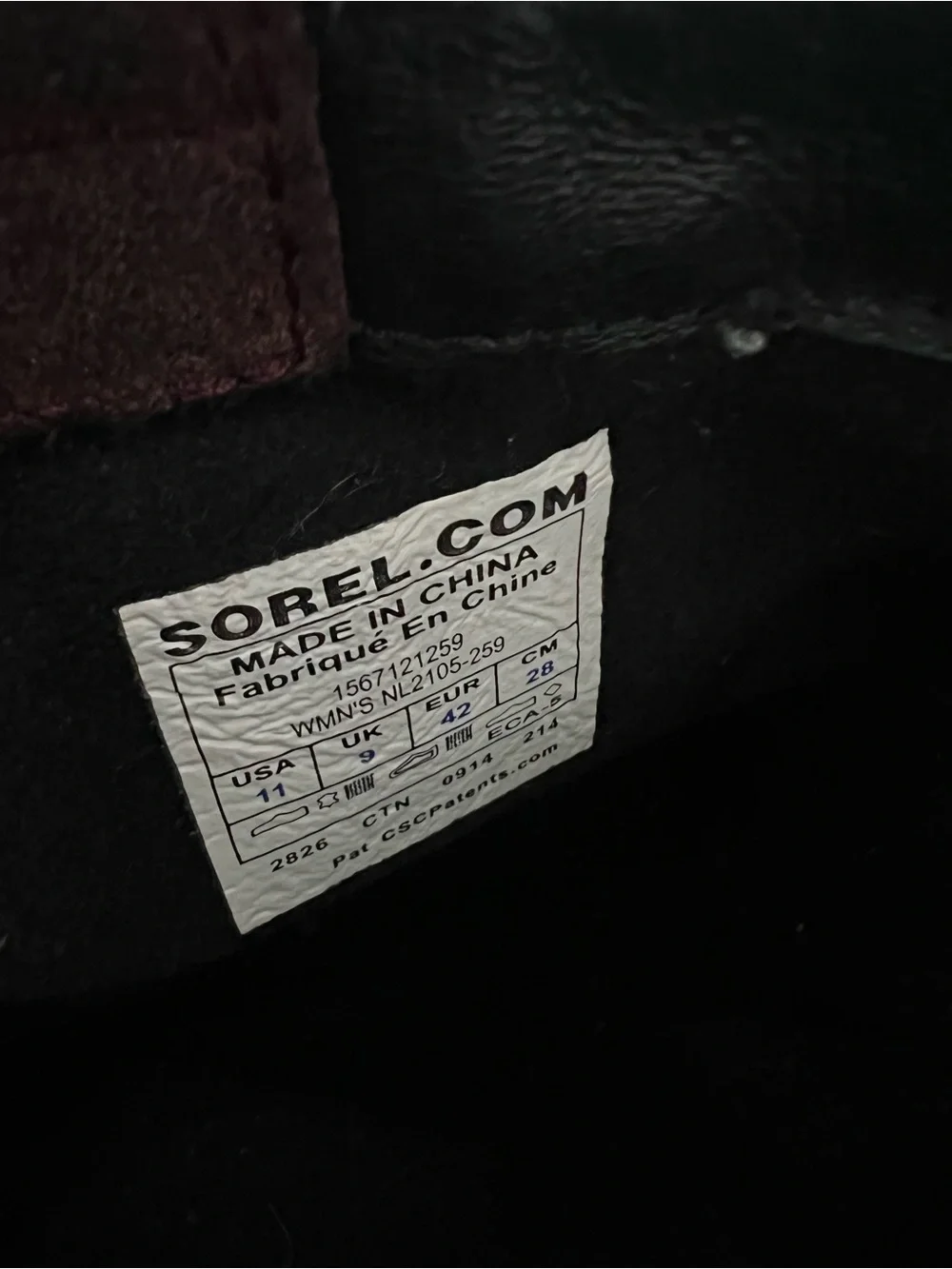 Sorel Slimshortie Madder Brown Bonfire Suede & Leather Boots